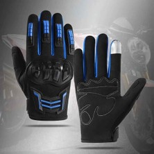 Schulzz Motor Eldiveni Profesyonel  Rüzgar Geçirmez Kaymaz Dokunmatik Motosiklet  Bisiklet Tam Korumalı Eldiven