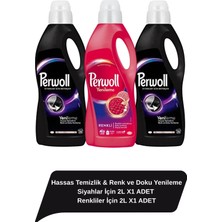Perwoll Sıvı Çamaşır Deterjanı 2x2.97L (100 Yıkama) Doğal Özellikli Siyah & Renkli