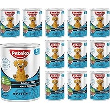 Uravas Store Yetişkin Balıklı Pate 400 gr x 12 Adet