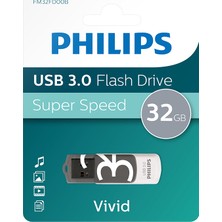 Verto Phılıps FM32FD00B, 32GB, USB 3.0, Vivid, Gölge Grisi, Flash Disk