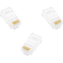  fnw-rj4530n rj45 cat5 konnektör gold plated (100 lü paket)