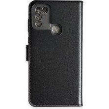 Olinea Infinix 10 Play Kılıf S Kapaklı Kılıf - Siyah