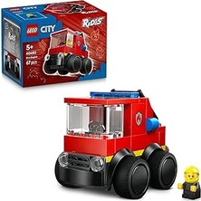 Uravas Store City Araçlar - Itfaiye Kamyonu 60482 – 5 Yaş Üzeri Erkek Kız Çocuklar Için Itfaiyeci Minifigü