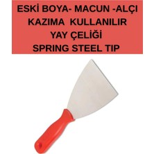 Kl Home 8cm Çelik Spatula Boya Duvar Kazıma-Karışık Renk