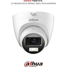 Dahua HAC‑T1A21P‑U‑IL 2mp Güvenlik Kamerası | Cvı Tvı Ahd Cvbs Gece Renkli
