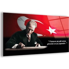 Kırılmaz Cam Mustafa Kemal Atatürk Tablo