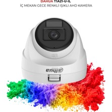 Dahua Smart Dual Light Dome Kamera 2mp Hac T1A21P U Il 1080P Renkli Gece