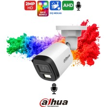 Dahua HAC-B1A21P-U-IL-A Smart Dual Light Bullet Kamera | 1080P Mikrofonlu