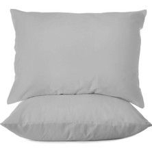 First Choice %100 Pamuk Saten 200 Tc (80 Tel) 2’li Yastık Kılıfı Seti - 50X70 cm