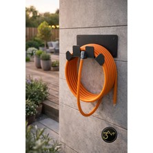 Metal Duvar Tipi Hortum Askılığı - Bahçe Hortumu Tutucu Kanca Aparat