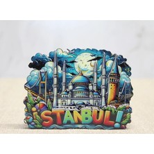 urfakent bilişim ve medya danışmanlık Ahşap Istanbul Temalı Magnet ALK4597