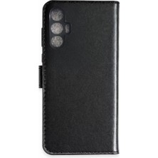 Olinea Tecno Spark 8 S Kapaklı Kılıf - Siyah