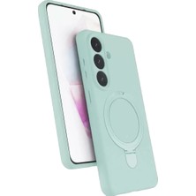 Olinea Galaxy S26 Magsafe Standlı Kapak - Su Yeşili