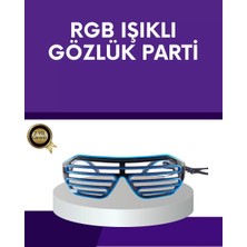 Asiltech Renkli LED Işıklı Parti Gözlüğü Eğlence Aksesuarı Hafif Yapı ile Enerjik Ortamlar İçin