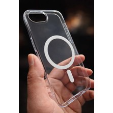 Pirok Store iPhone 16E / 17E Magsafe Uyumlu Sararmaz Sert Mika Kristal Netliğinde Ultra Ince Hafif Pc Kılıf