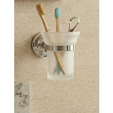 Clk Banyo Bella Duvara Montajlı Diş Fırçalık Banyo Aksesuarı Paslanmaz Diş Fırçası Tutucu