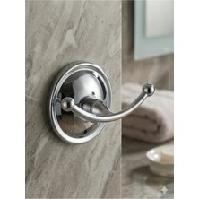 Clk Banyo Bella Duvara Montajlı Çiftli Bornozluk Banyo Havluluk Askı