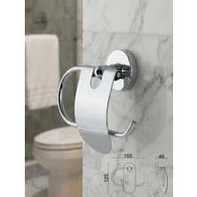 Clk Banyo Karaca Duvara Montajlı Kapaklı Wc Kağıtlık Tuvalet Kağıtlığı- Paslanmaz Şık Tasarım