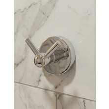Clk Banyo Karaca Paslanmaz Krom Bornoz Askısı - Duvara Monte Havluluk ve Askılık