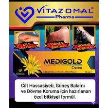 Medigold Cream 50 ml - Yara, Yanık ve Dövme (Tattoo) Sonrası Bakım Kremi - Bitkisel Formül