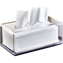Peçete Organizeri Şeffaf Peçetelik Peçete Düzenleyicimendil Peçete Kutusu Koyucu Mendil Kabı (1)