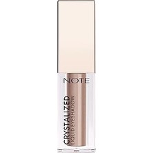 Uravas Store Note Cosmetics Crystalized Liquid Eyeshadow Likit Metalik Göz Farı - 10 Sand Whisper