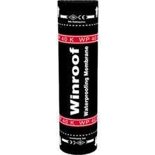 Winroof WP40K Arduazlı Kumlu Rulo Membran, Kırmızı, -10C, 1 Rulo=10 M2, Kapatır.