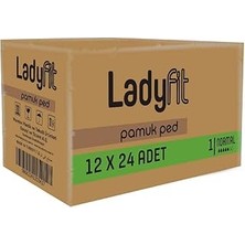 Uravas Store Ladyfit Bambu Normal 288&APOS;LI Vegan Ped (12 x 24 Adet)