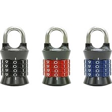 Uravas Store Lock Soyunma Kilidi Kendi Kombinasyon Asma Kilidinizi Ayarlayın, 3'lü Paket, Renkler De