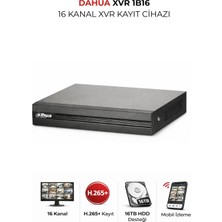 Dahua XVR1B16 16 Kanal Dvr 5in1 Kayıt Cihazı H.265+ Destekli