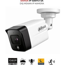 Dahua IPC-HDW1230TC1-SA 2mp 2.8mm Sabit Lens Bullet Kamera Sesli