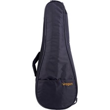 Wagon 03 Serisi Siyah Concert Ukulele Taşıma Çantası Güvenli Koruma ve Dayanıklılık