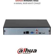Dahua NVR2104HS 4ks3 4 Kanal 4K Nvr Güvenlik Kamera Kayıt Cihazı