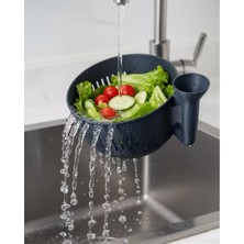 Nerm Çok Amaçlı Sebze Yıkayıcı Ergonomik Tasarım Süzgeçli Mutfak Kabı