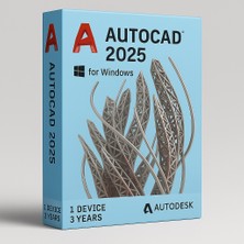 Autodesk Autocad 2025 (Windows) - 1 Pc 3 Yıl Serial + Product Key