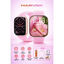 Harvox 11 Mini Akıllı Saat Hediye Dolu Kutu Içeriği 2 Kordon Bileklik ve Fular Hediyeli