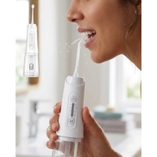 Verto Kablosuz Ağız Duşu 320 ml Su Tanklı 4 Modlu 5 Başlıklı Temizlik Cihazı