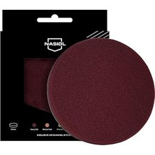 Uravas Store Nasiol Özel Hava Kanallı Polisaj Pedi BORDO-150 Mm-Sert Polisaj Pasta Cila Süngeri, Detailing, Oto