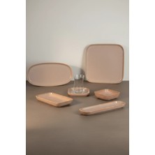 İpek Porselen 6 Kişilik 29 Parça Verano  Porselen Kahvaltı Takımı Mira(Somon)– Şık Kahvaltı Seti