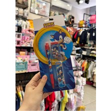 TMN Sonic 3'lü Kırtasiye Seti - 0.7mm Uclu Kalem & Silgi & Uc - Lisanslı