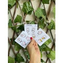 Tiny Stories TR Sevimli Karakter Sticker Seti - 24 Yaprak 96 Adet/ajanda, Günlük, Bullet Journal , Scrapbook