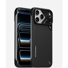Aulumu iPhone 17 Pro Max Uyumlu Ultra Slim Magsafe Destekli Isı Dağıtıcı Aramid Fiber Kılıf (A17)