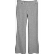 Mixray 4871 Kadın Hafif İspanyol Çan Paça Kumaş Pantolon Antrasit