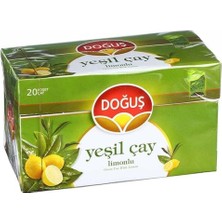  yeşil çay limonlu poşet çay 20x1.75 gram