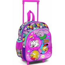 Yaygan Kral Şakir Çekçekli Anaokul Çantası Renkli 26x14x30 cm 33131 Çocuklar İçin 1 Adet