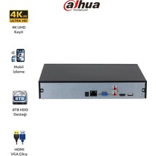 Dahua NVR2108HS-4KS3 8 Kanal 4K Ip Kamera Kayıt Ünitesi
