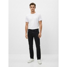 LTB Sawyer P Dar Paça Orta Bel Siyah Jean Pantolon