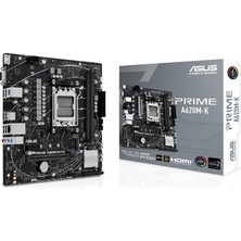 Asus Amd A620M-K Ddr5 6400 (Oc) VGA HDMI M.2 Pcıe 16X V4.0 Am5 USB 3.2 Aura Rgb (7000-8000-9000) Ser