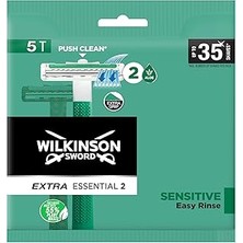 Uravas Store Wilkinson Sword Extra Essential 2 Sensitive Tek Kullanımlık Tıraş Makinesi, Erkekler Için 5