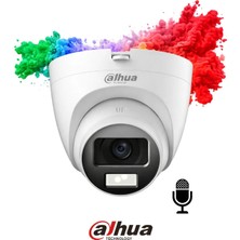 Dahua Hac T1A21P U Il A 0280B 2mp Dome Güvenlik Kamerası Dahili Mikrofon Smart Dual Light